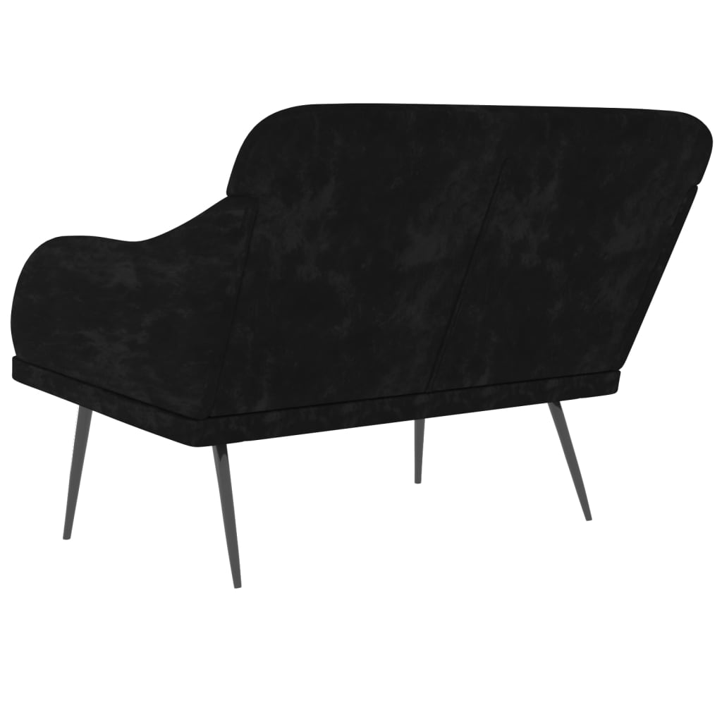 Sitzbank Dunkelgrün 110x76x80 cm Samt