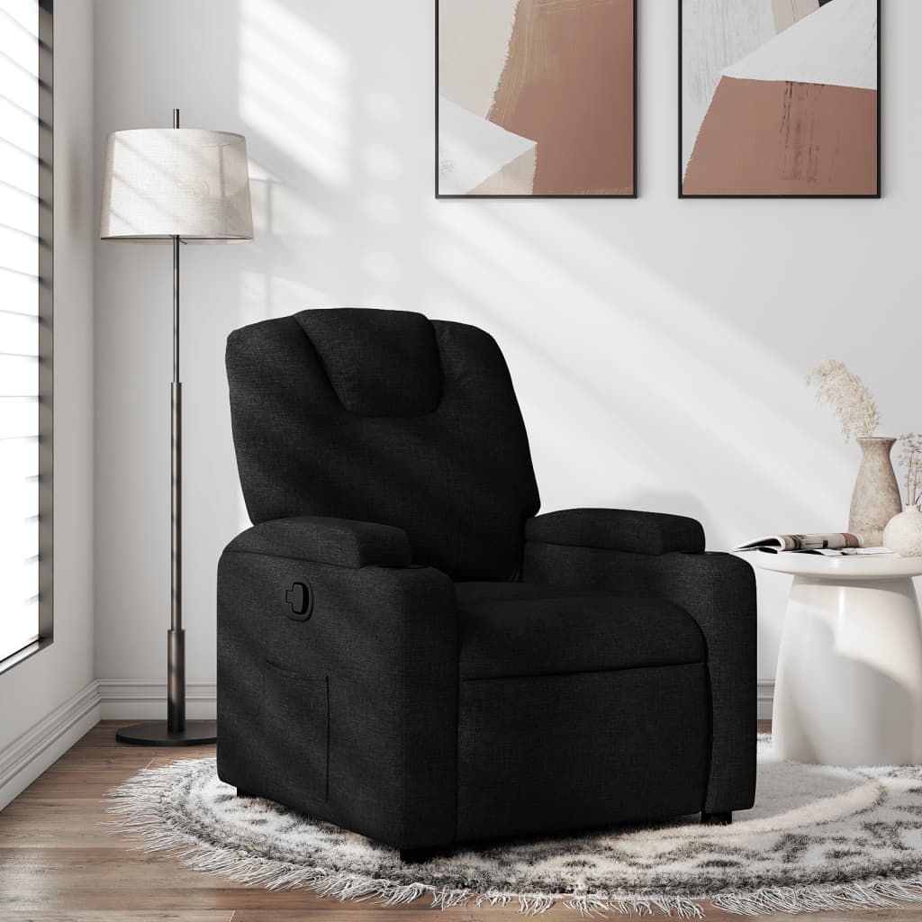 Relaxsessel Elektrisch Hellgrau Stoff