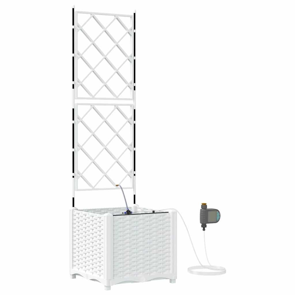 Garten-Pflanzgefäß 4 Stk. Braun 160 x 40 x 22 cm PP