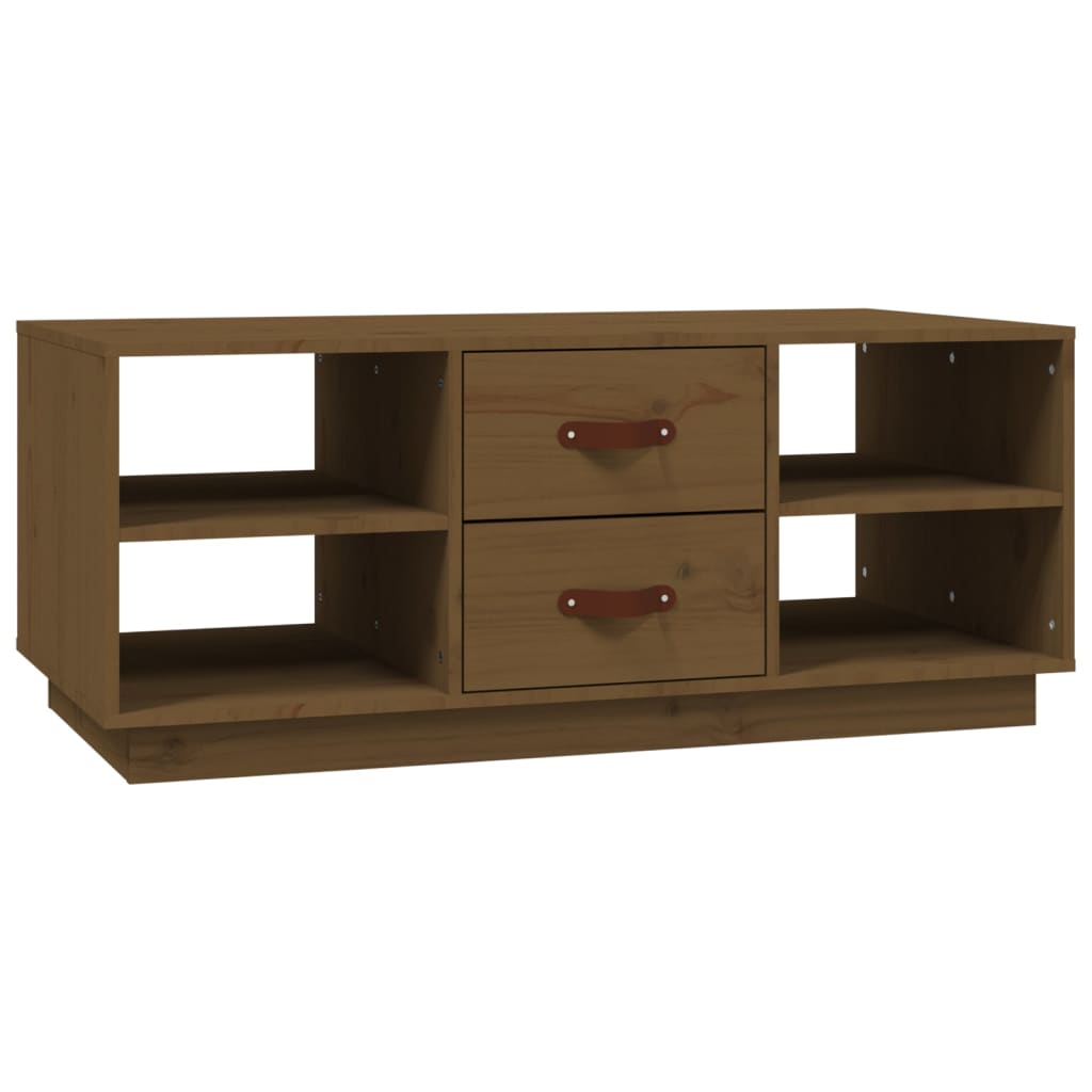 Couchtisch 100x50x41 cm Massivholz Kiefer