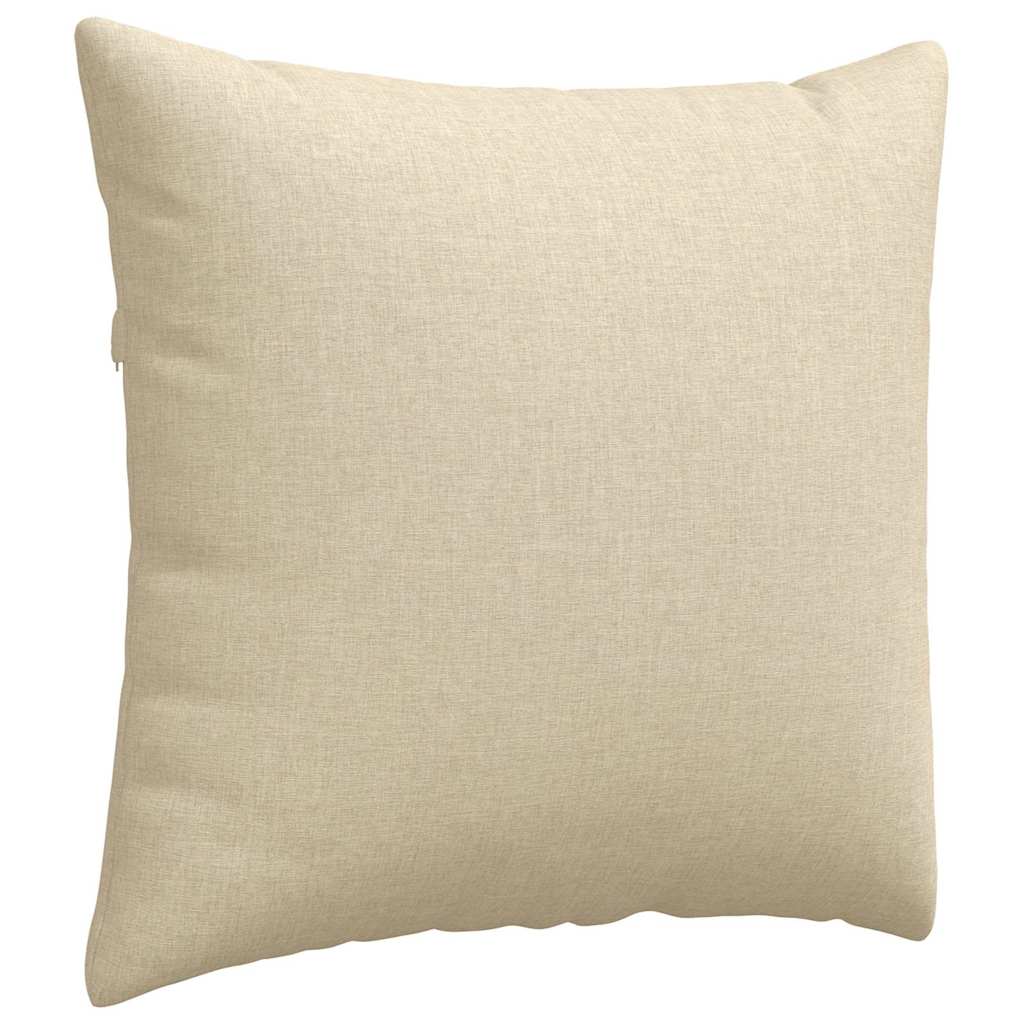 Sofakissen 2 pcs Hellgrau 50 x 30 cm Stoff
