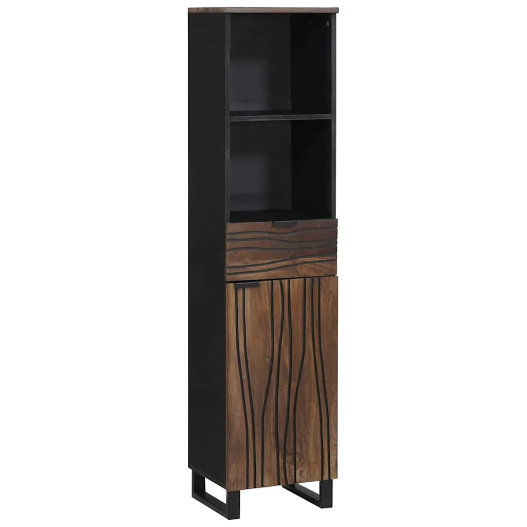 Badezimmerschrank Natur 38 x 33 x 160 cm Holzwerkstoff