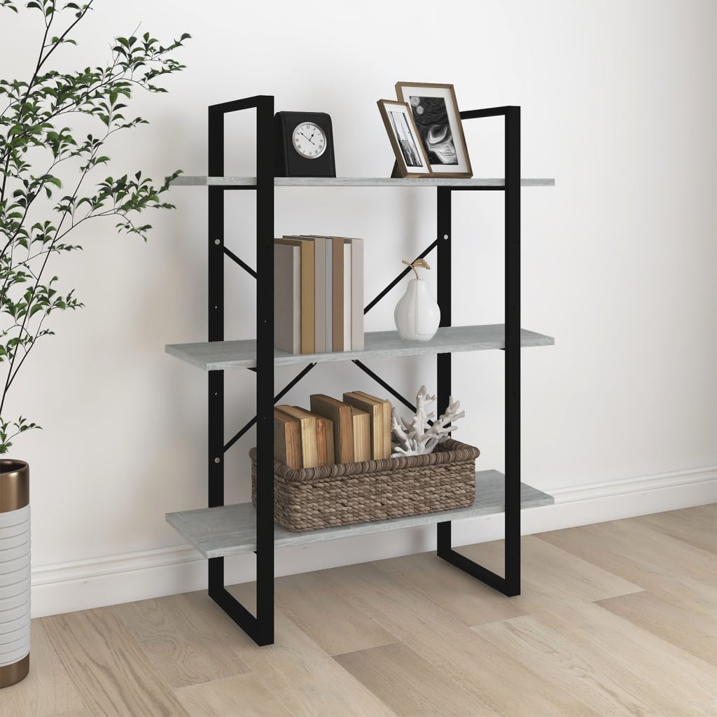 Bücherregal Weiß 80x30x105 cm Holzwerkstoff