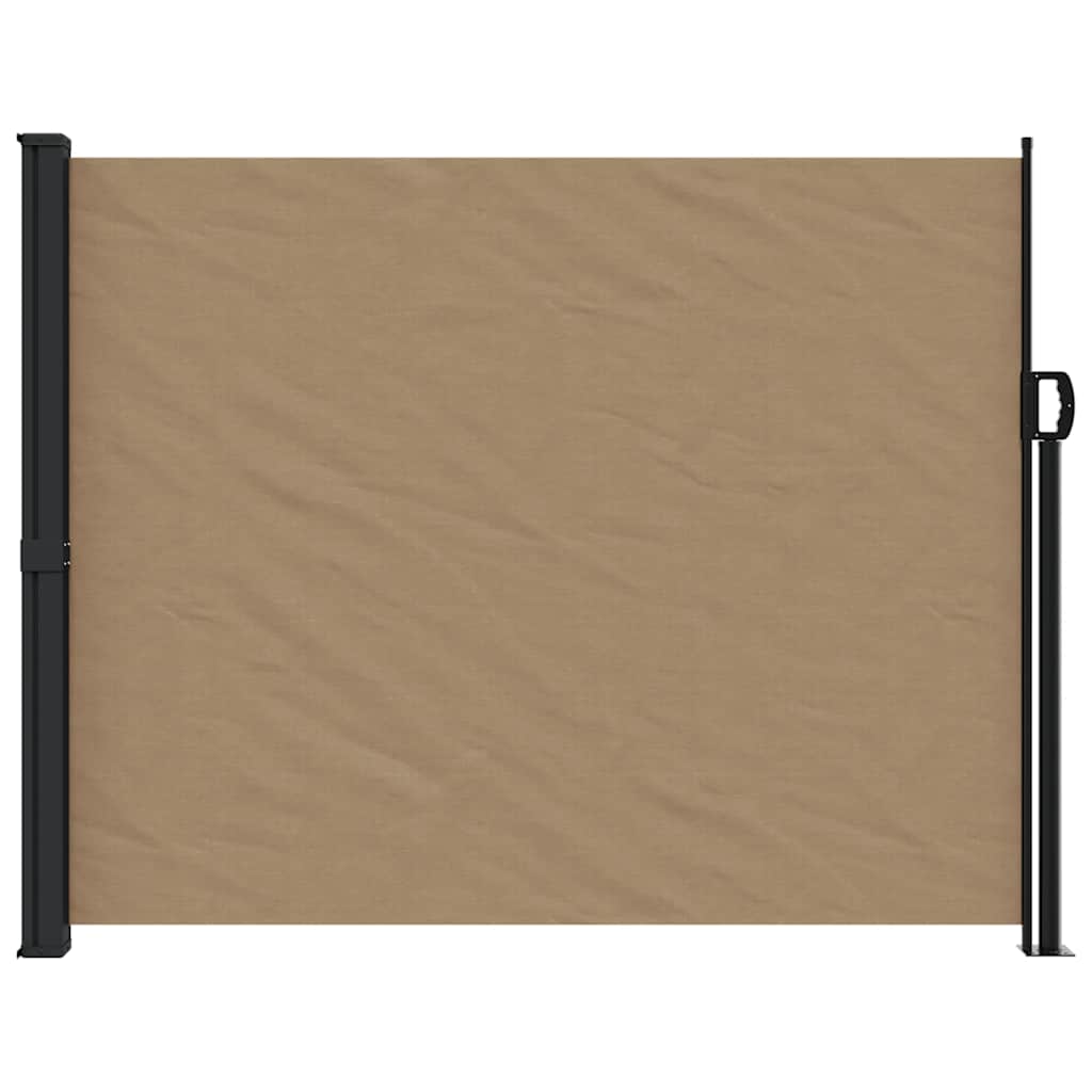Seitenmarkise Ausziehbar Schwarz 100x300 cm