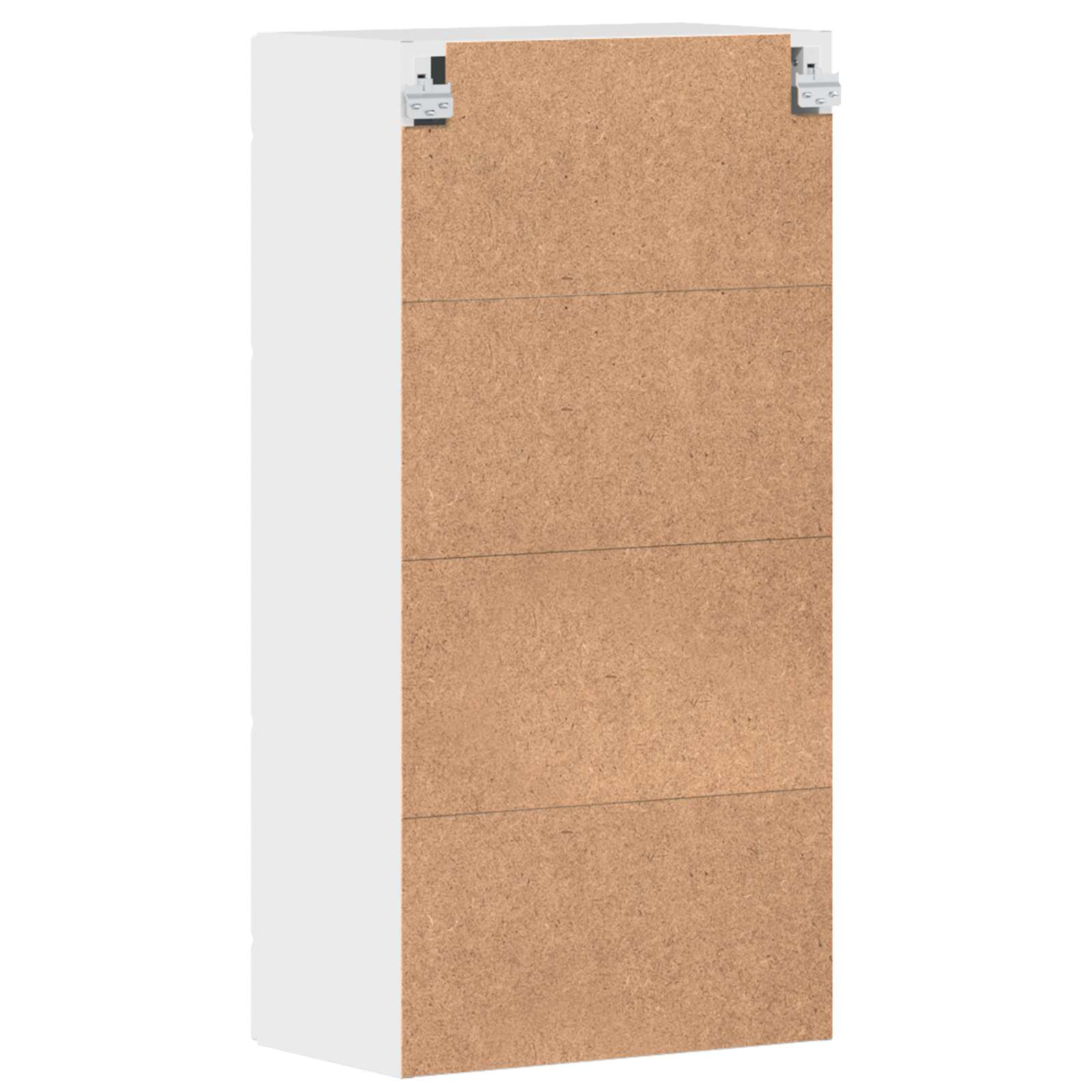 Highboard mit Regal FLORIN Weiß 60 x 35 x 182 cm Holzwerkstoff