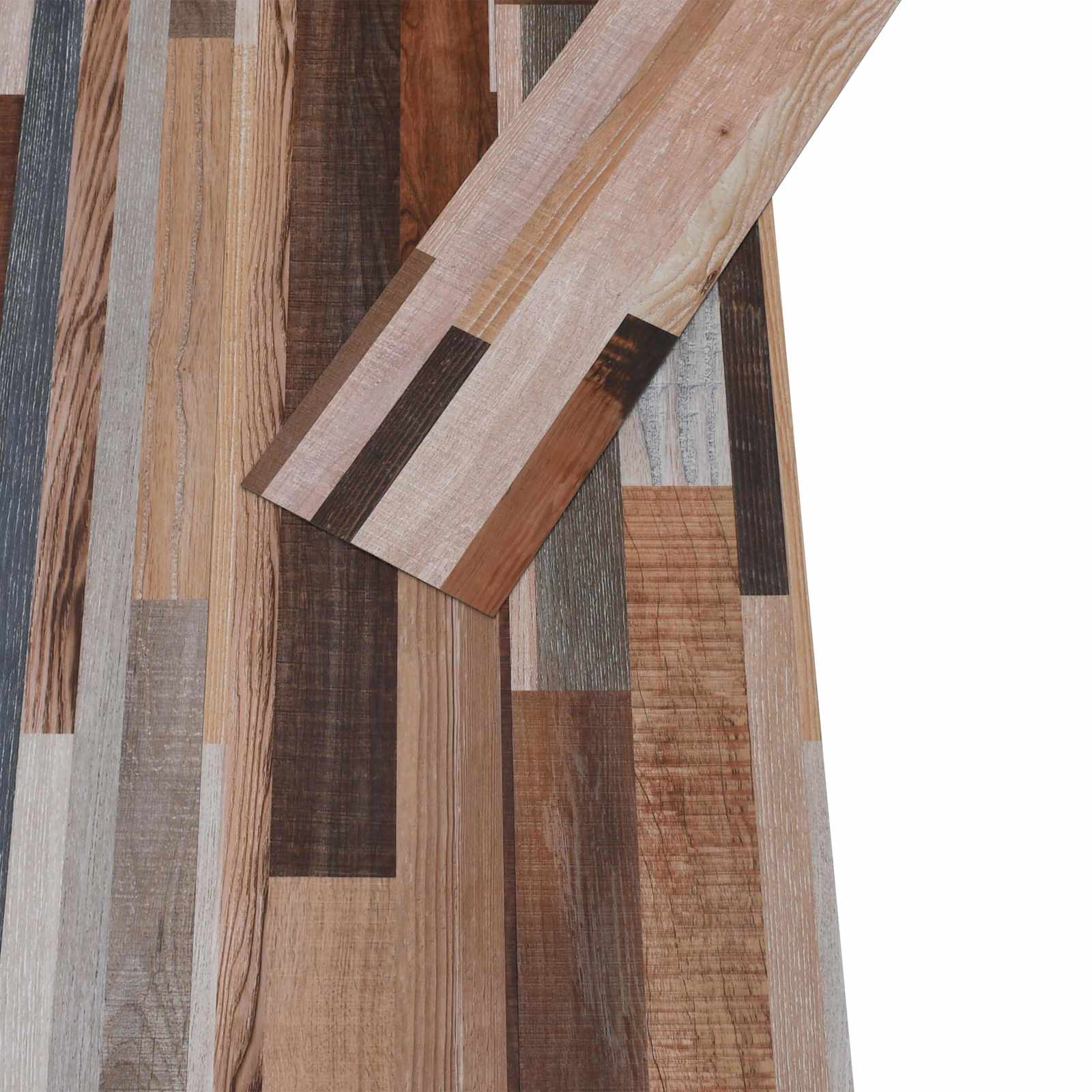 Bodenplanken 18 pcs Walnussbraun 5,26 m² PVC