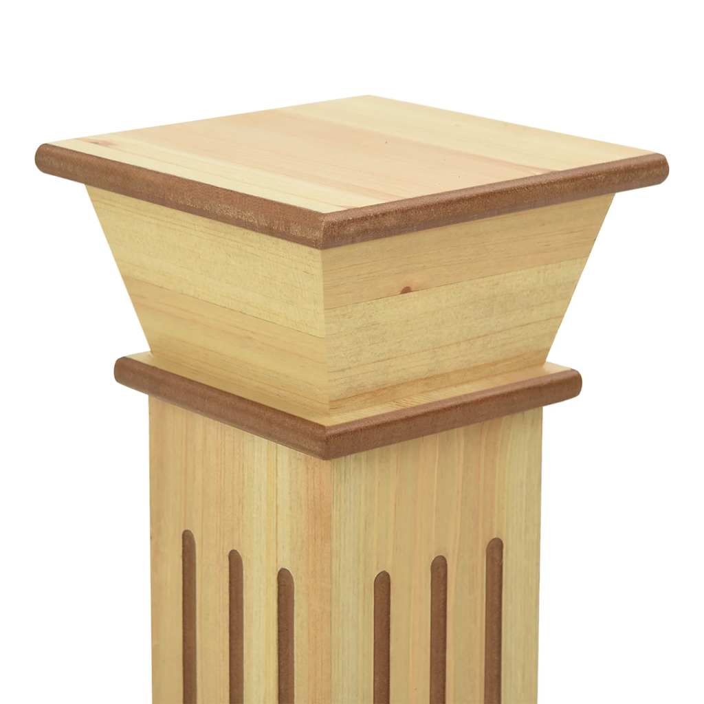 Säulen-Pflanzenständer Klassischer Stil Quadratisch MDF