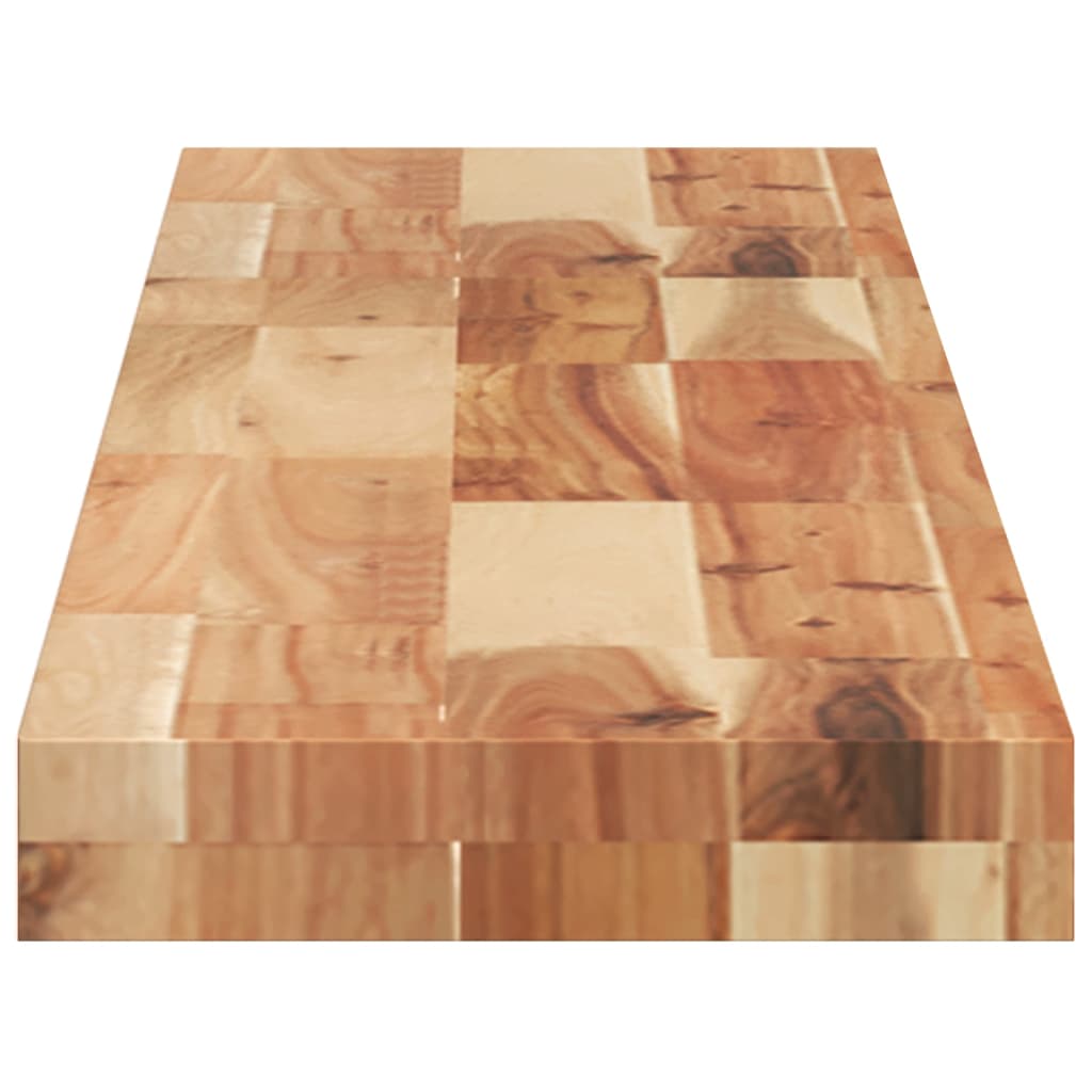 Tischplatte 40x20x2 cm Rechteckig Massivholz Akazie