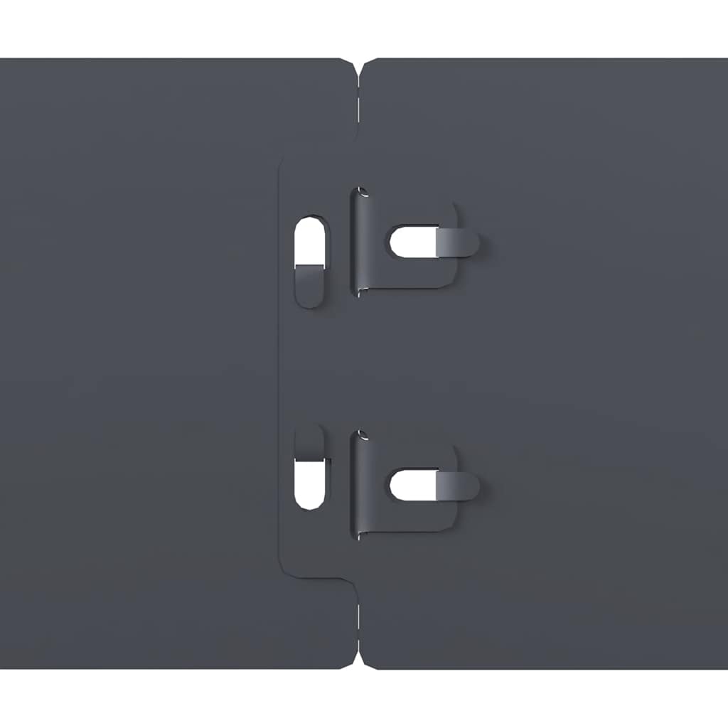 Raseneinfassung 10 pcs 10 x 103 cm Wetterfeststahl Rostig