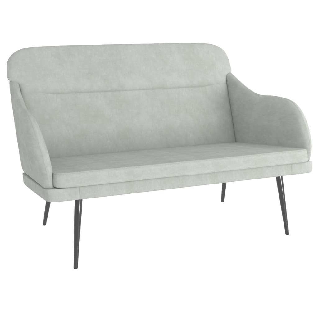 Sitzbank Dunkelgrün 110x76x80 cm Samt