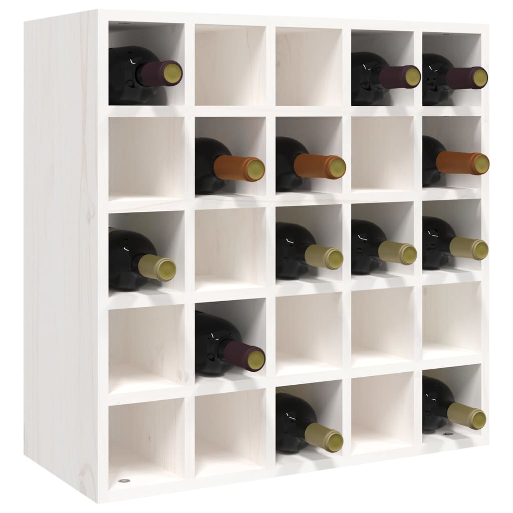 Weinschrank 56 x 25 x 56 cm Massivholz Kiefer
