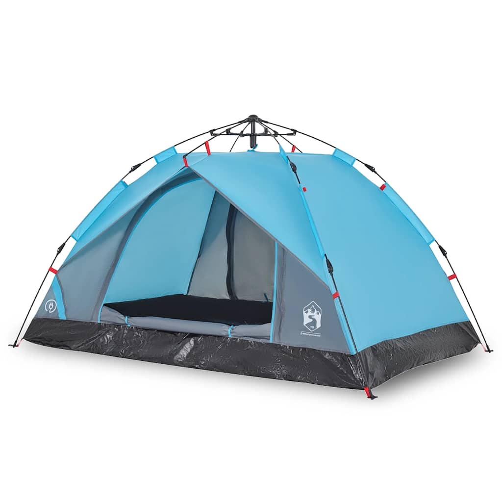 Kuppel-Campingzelt 2 Personen Grün Quick Release