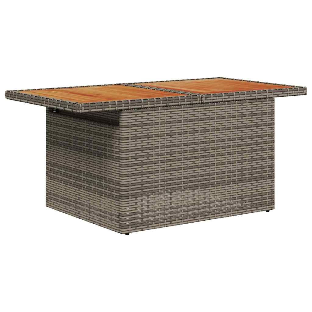 Garten Essgruppe mit Kissen 5 pcs Schwarz und Creme