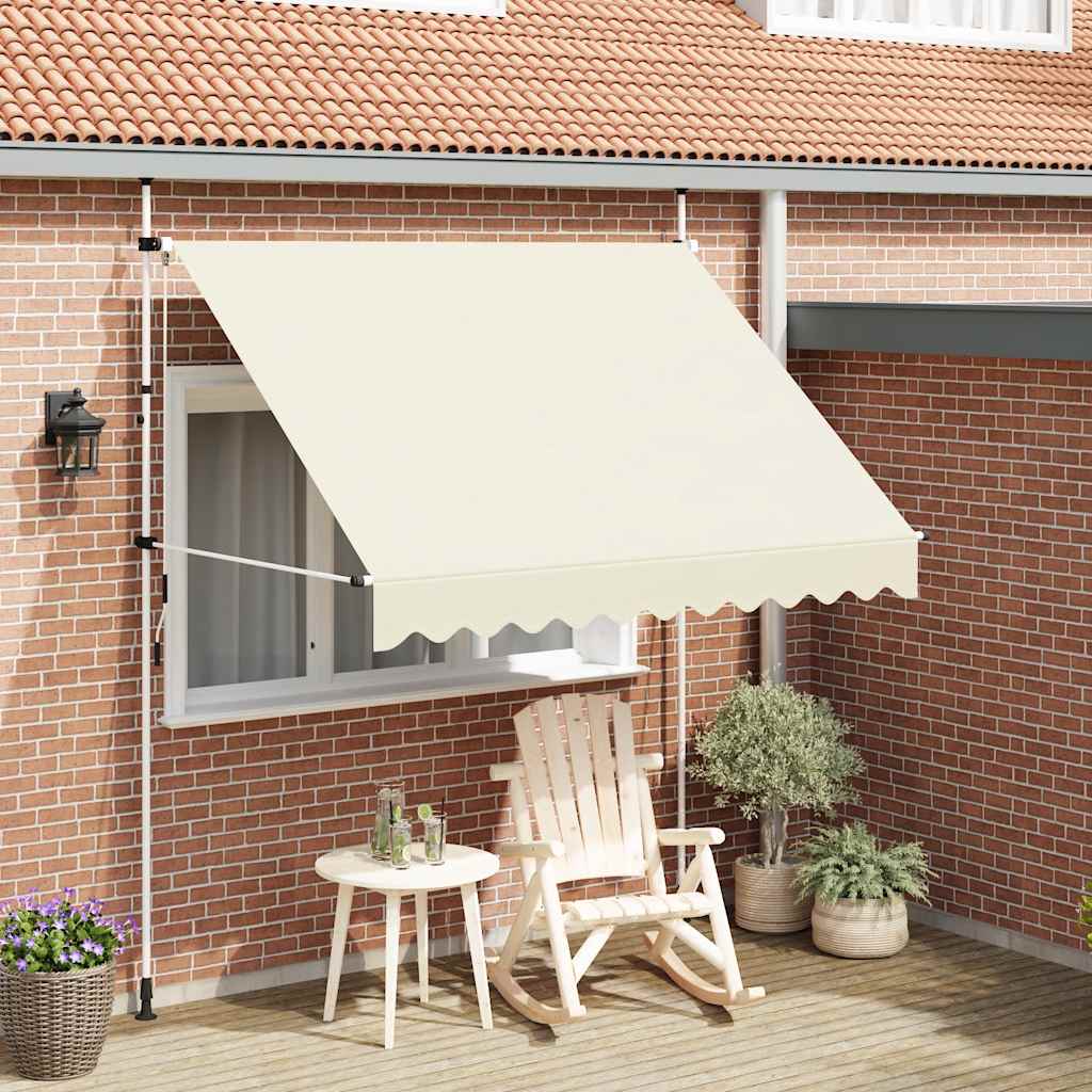 Einziehbare Markise Handbetrieben 150 cm Anthrazit