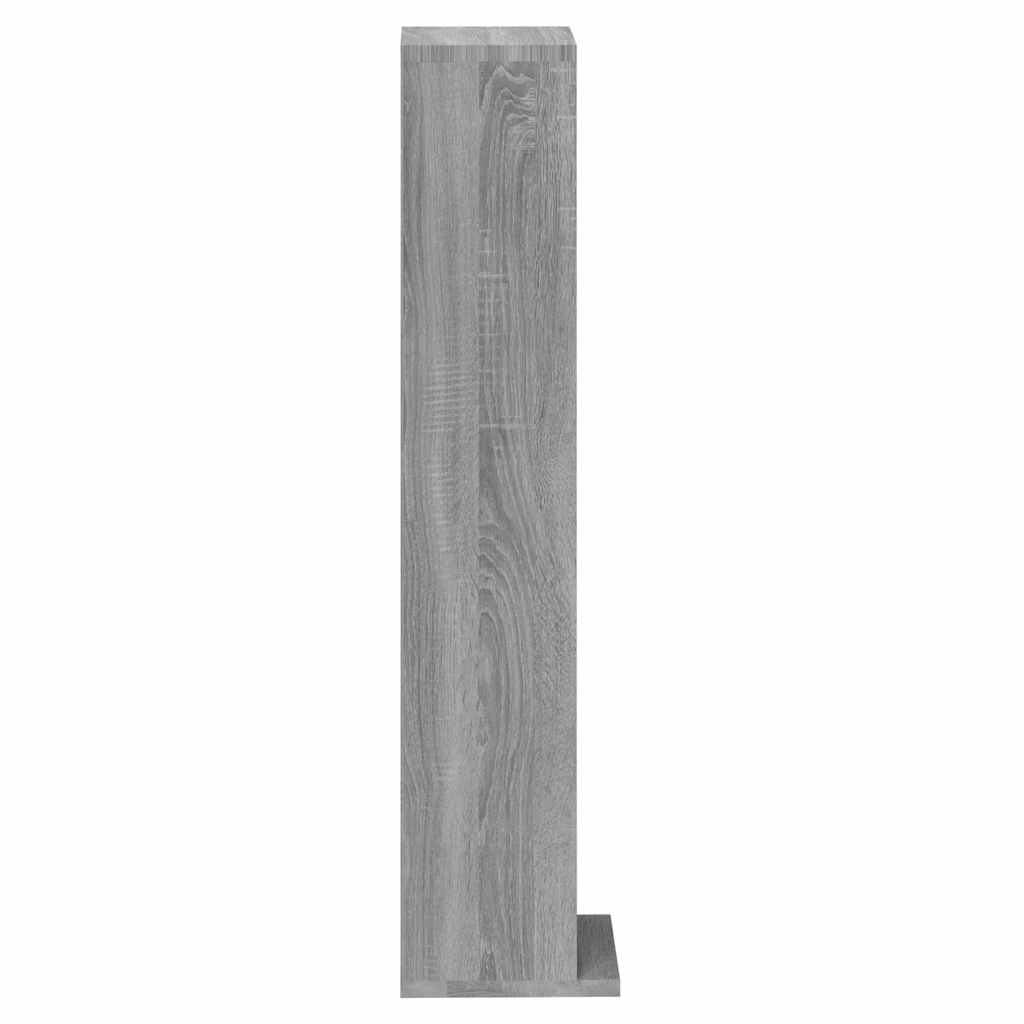 CD-Schrank Weiß 21x20x88 cm Holzwerkstoff
