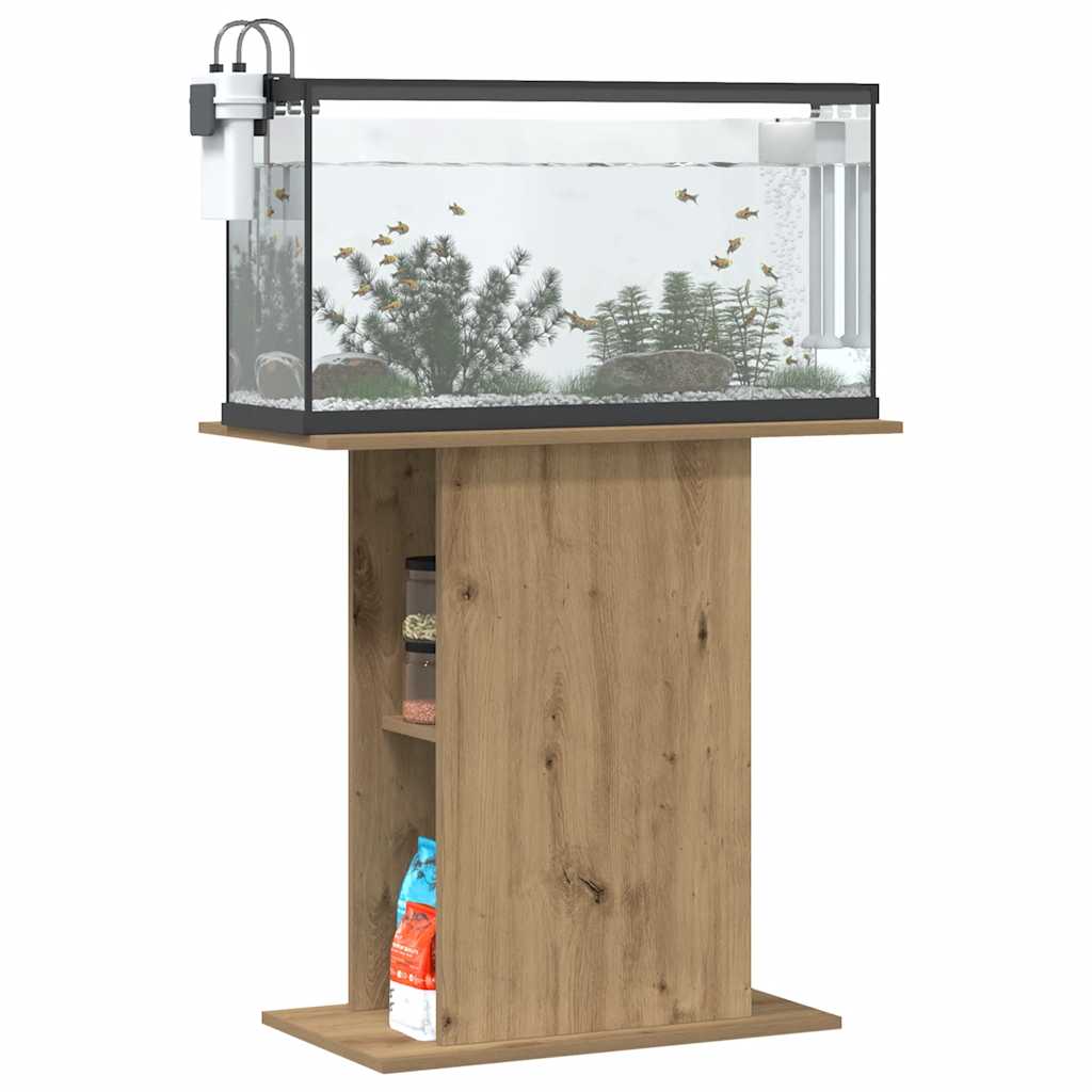 Aquariumständer Weiß 60,5x36x72,5 cm Holzwerkstoff