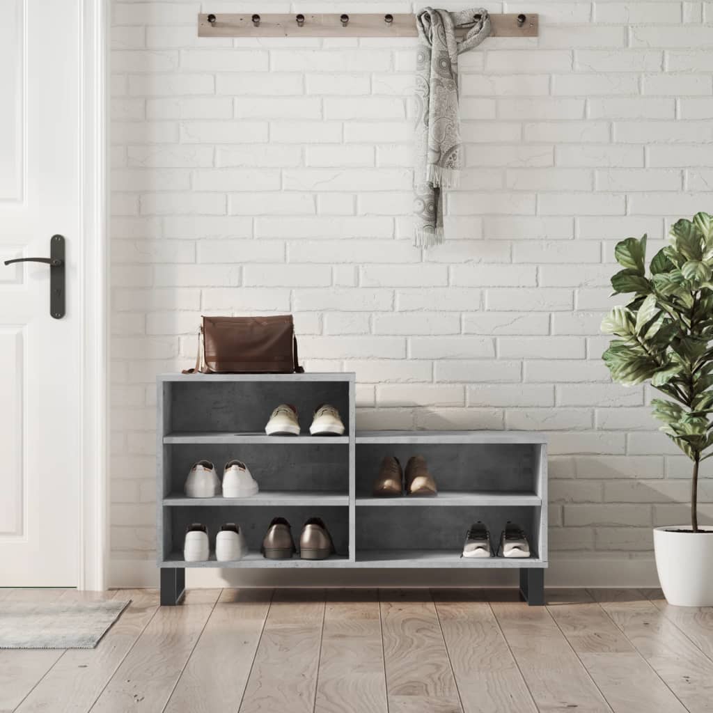 Schuhregal Weiß 102x36x60 cm Holzwerkstoff