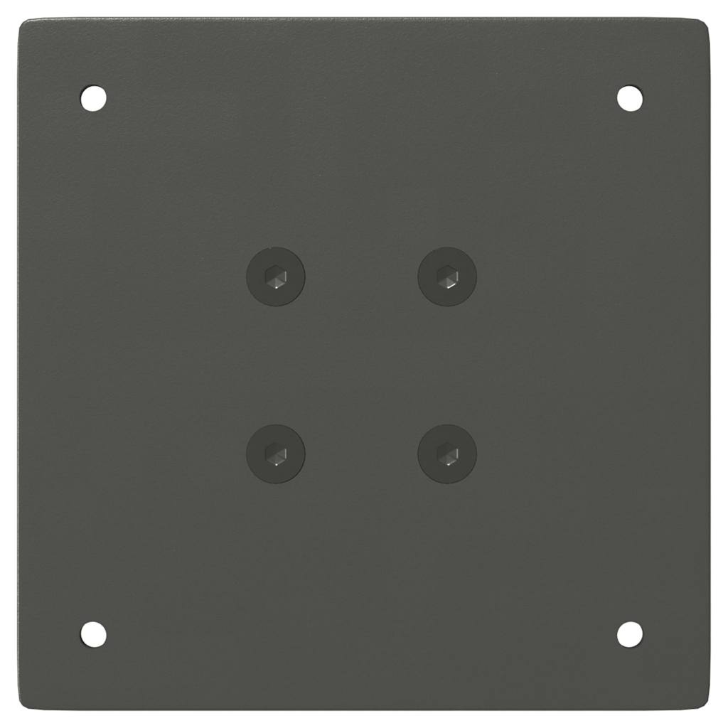 Bartischbeine 4 Stk. Schwarz 100-102 cm Stahl