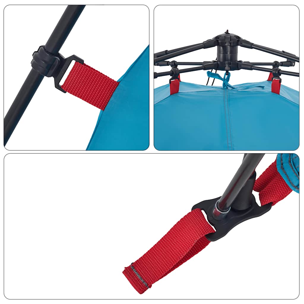 Kuppel-Campingzelt 3 Personen Grün Quick Release
