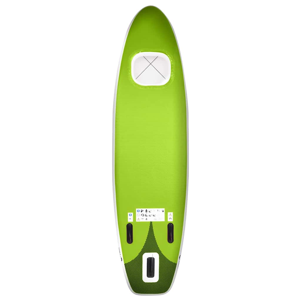 SUP-Board-Set Aufblasbar Blau 300x76x10 cm