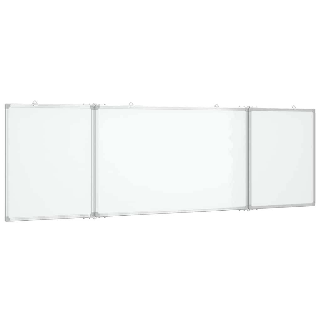 Magnetisches Whiteboard Klappbar 160x40x1,7 cm Aluminium