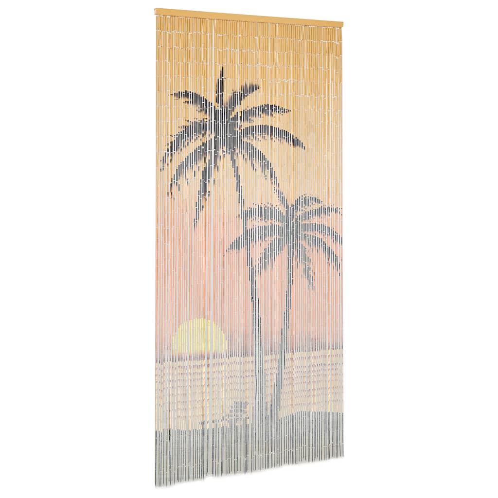 Insekten-Türvorhang Bambus Druck 90x220 cm Bambus