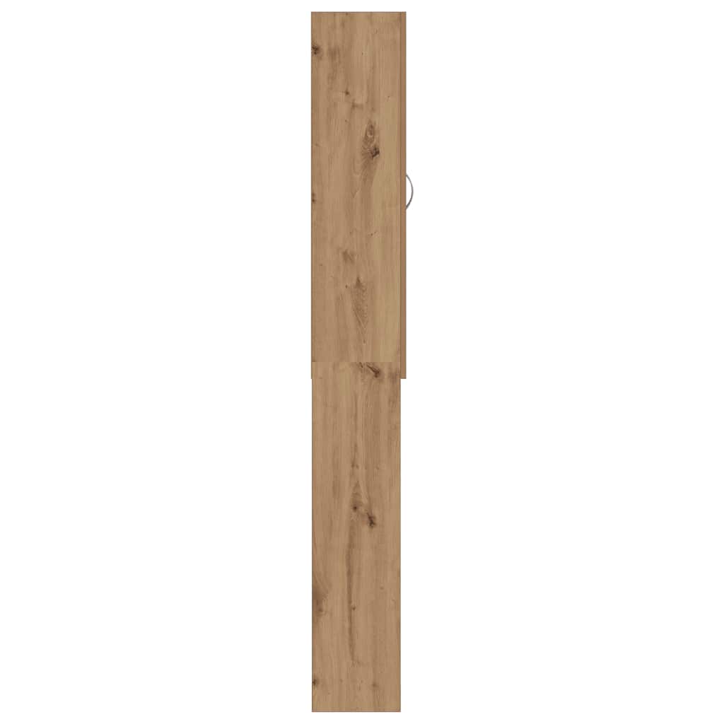 Waschmaschinenschrank Weiß 64x25,5x190 cm