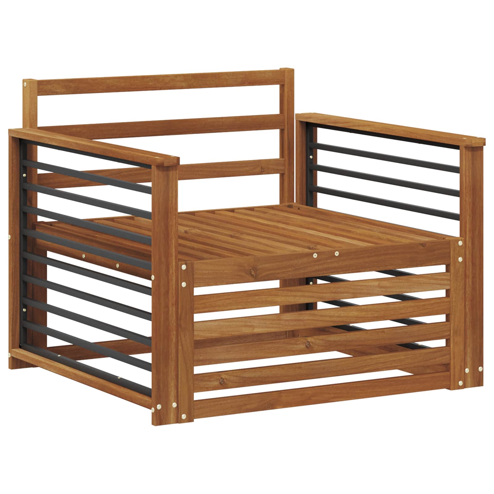 2 Stück Outdoor-Sofa Natur