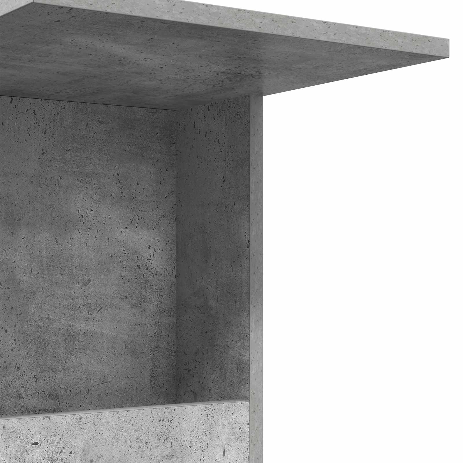 Beistelltisch Mit Rad Weiß 40 x 35 x 60 cm Holzwerkstoff