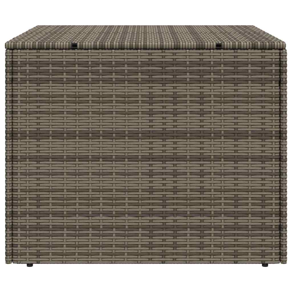 Gartentruhe Schwarz 283L Poly Rattan