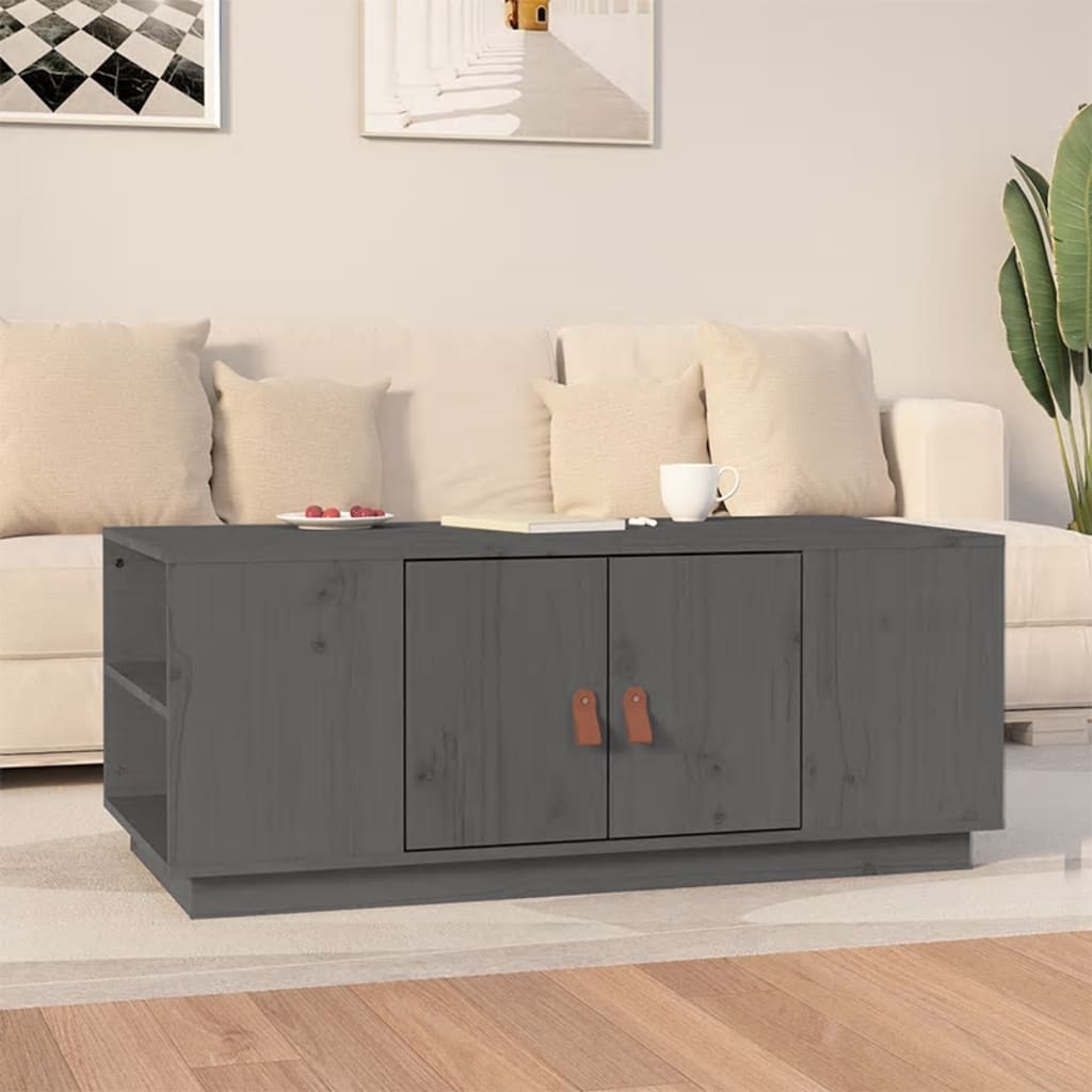 Couchtisch 100x50x41 cm Massivholz Kiefer