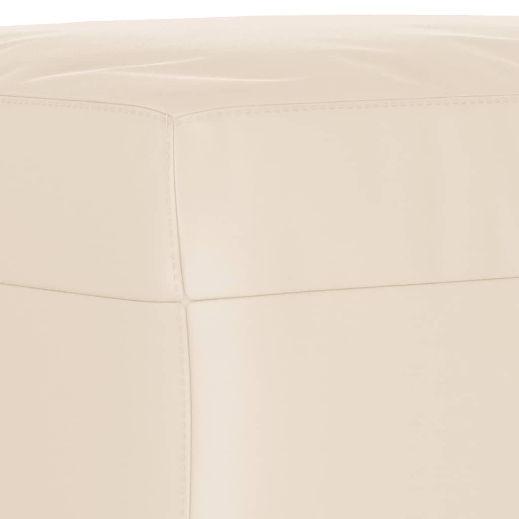 Fußhocker Taupe 60x50x41 cm Mikrofasergewebe