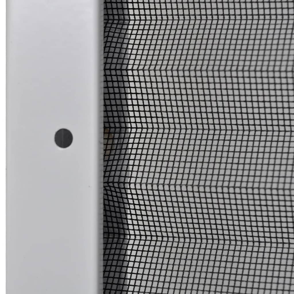 Plisse Insektenschutzfenster mit Jalousie Aluminium 160×80 cm