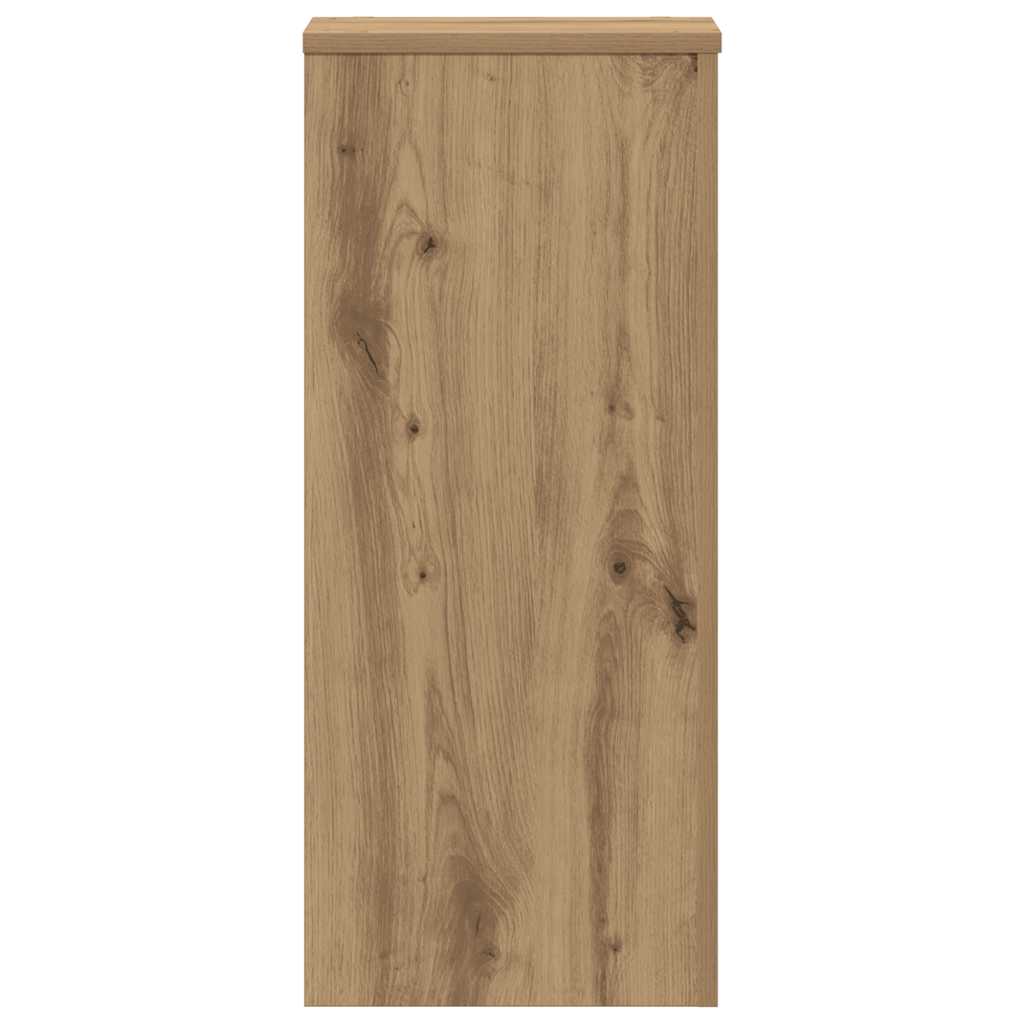 Pflanzenständer 2 Stk. Weiß 33x33x100 cm Holzwerkstoff