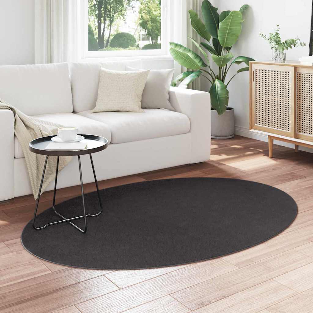 Bereichsteppiche HUARTE Anthrazit 100 x 200 cm 100 %Polyester