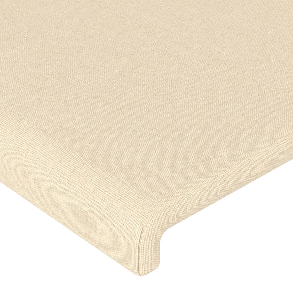 Kopfteil Hellgrau 80x5x118/128 cm Stoff