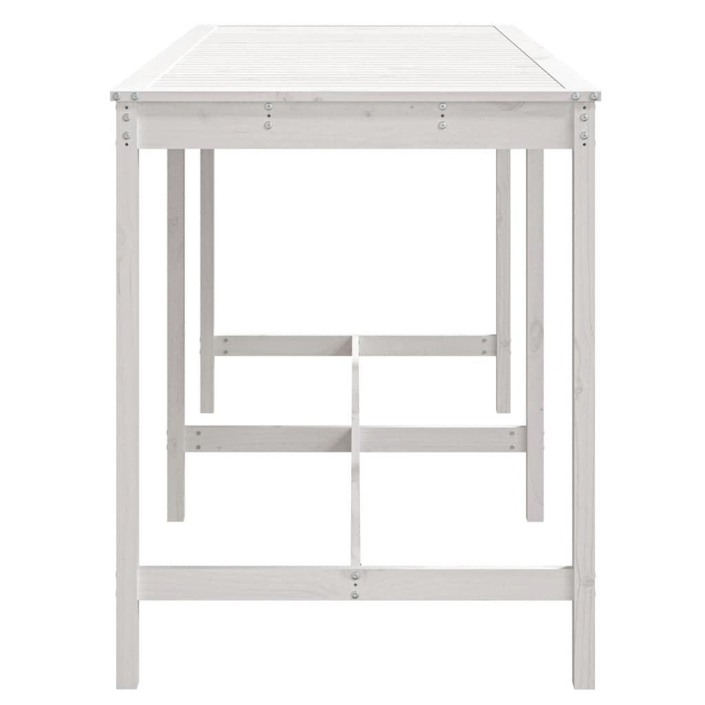 Gartentisch 82,5x82,5x110 cm Massivholz Kiefer