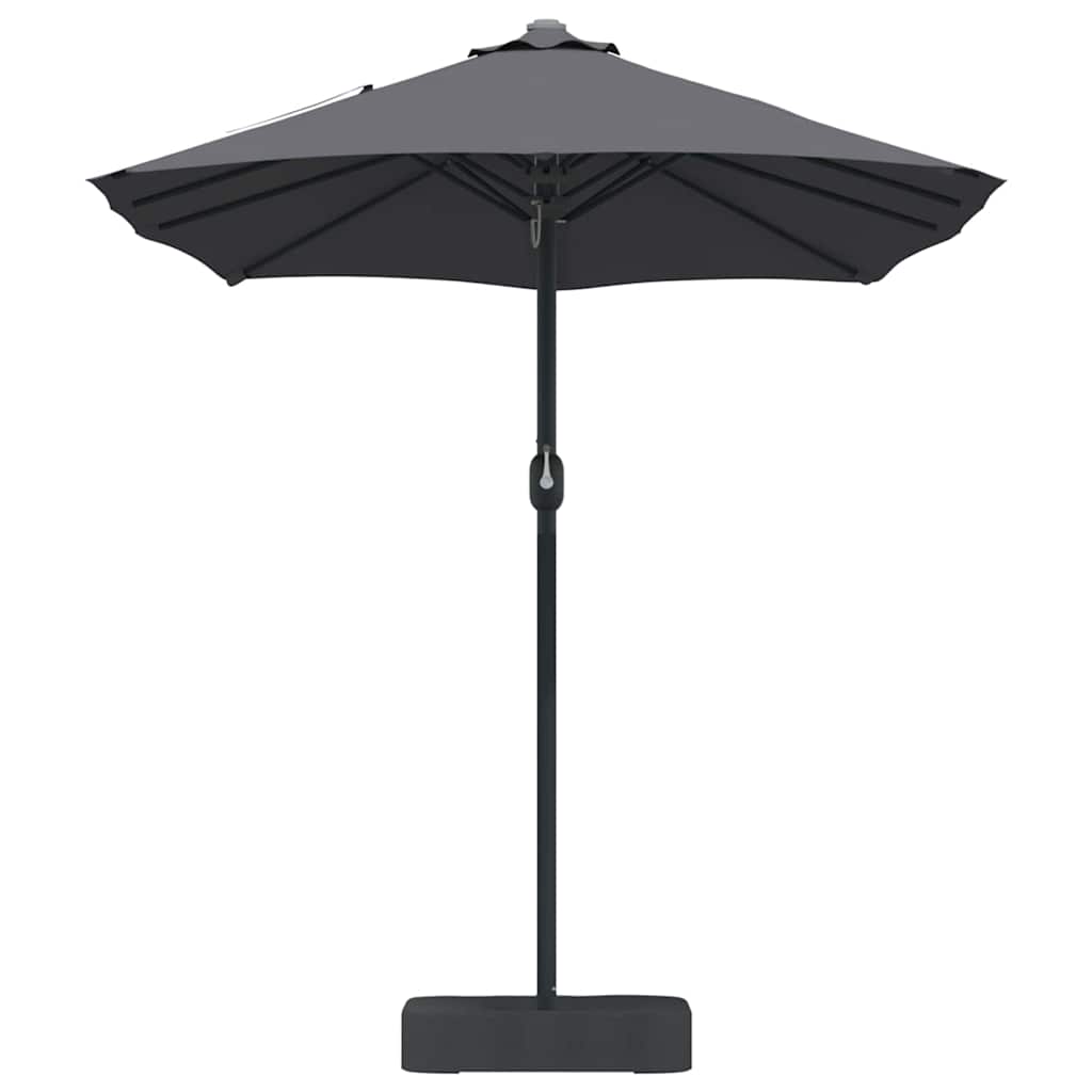 Garten-Sonnenschirm Sand 385 x 209 x 244 cm Polyester und Stahl