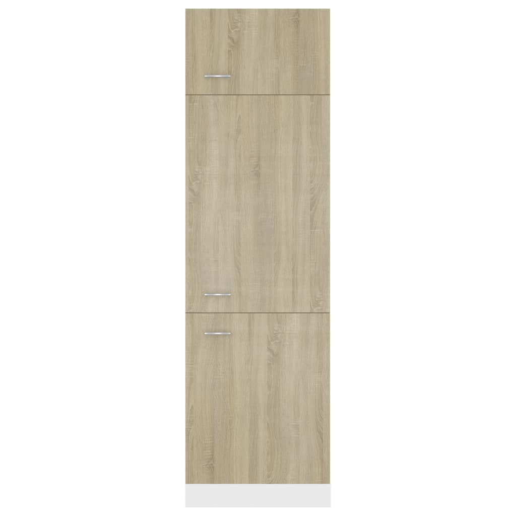 Spülenunterschrank Sonoma-Eiche 80x46x81,5 cm Holzwerkstoff