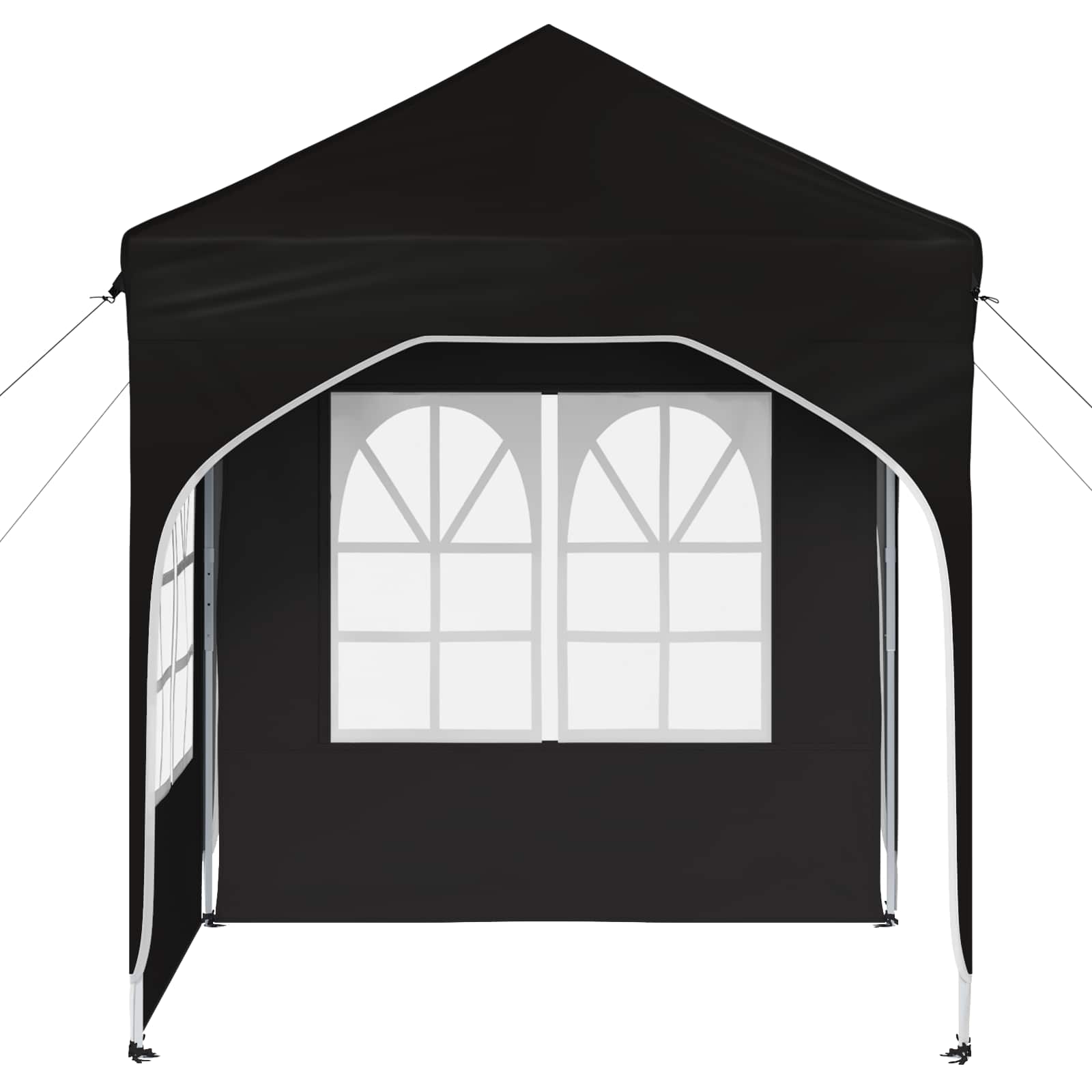 Pop-up Partyzelt 194 x 194 x 245 cm Creme