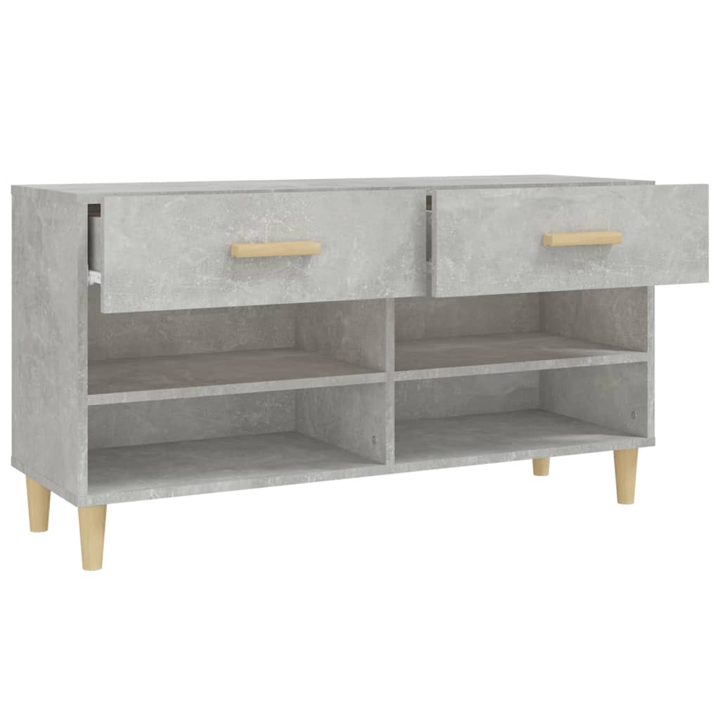 Schuhschrank Weiß 102x35x55 cm Holzwerkstoff