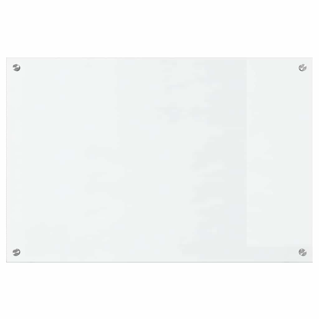 Küchenrückwand 2 pcs Weiß 70 x 40 cm Gehärtetes Glas