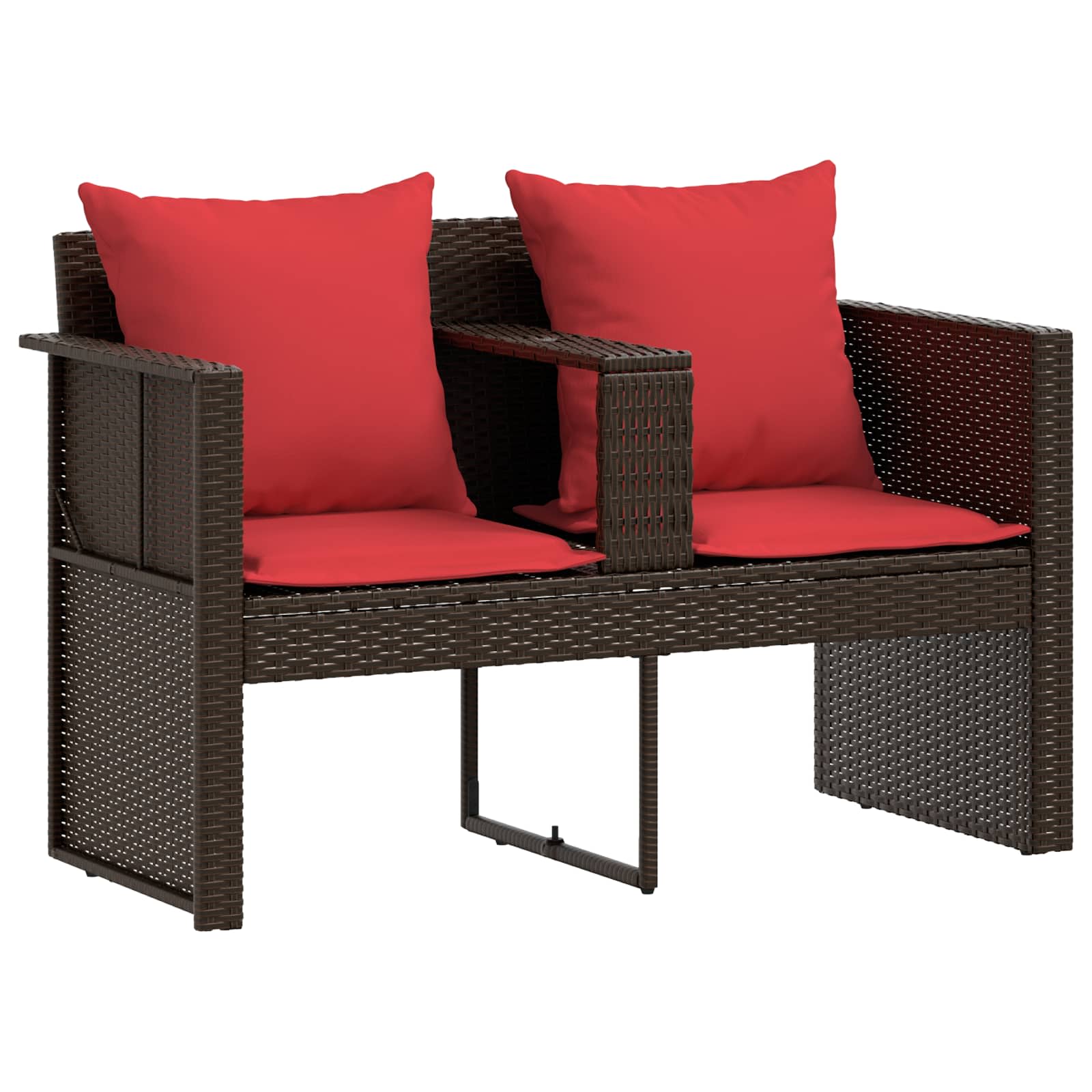 Garten-Sofa mit Kissen 8 pcs Beige und Hellgrau Poly-Rattan