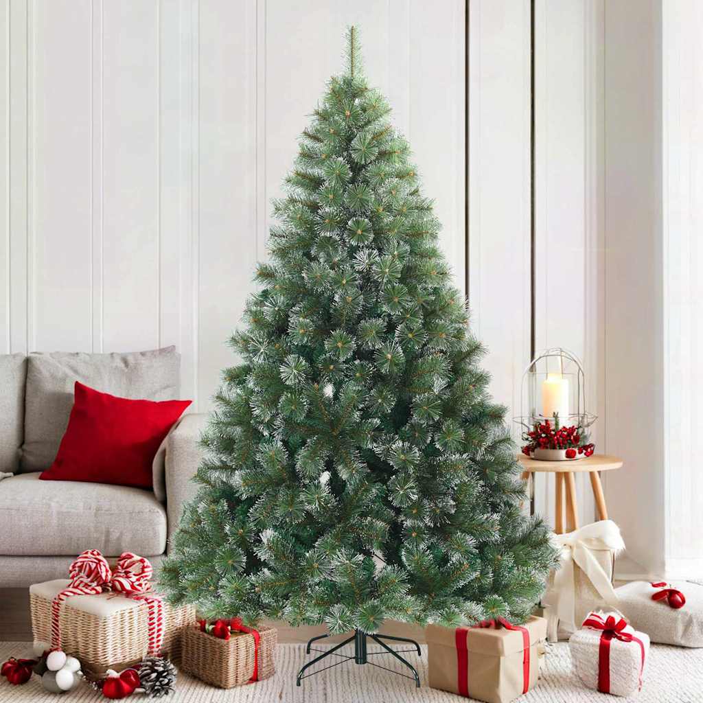 Künstlicher klappbarer Weihnachtsbaum Grün 120 cm PVC, Stahl