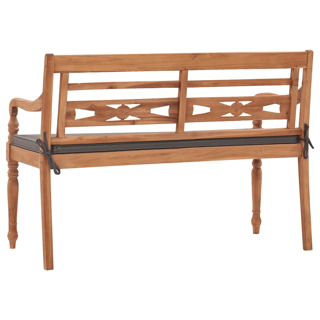 Batavia-Sitzbank 150 cm Massivholz Teak