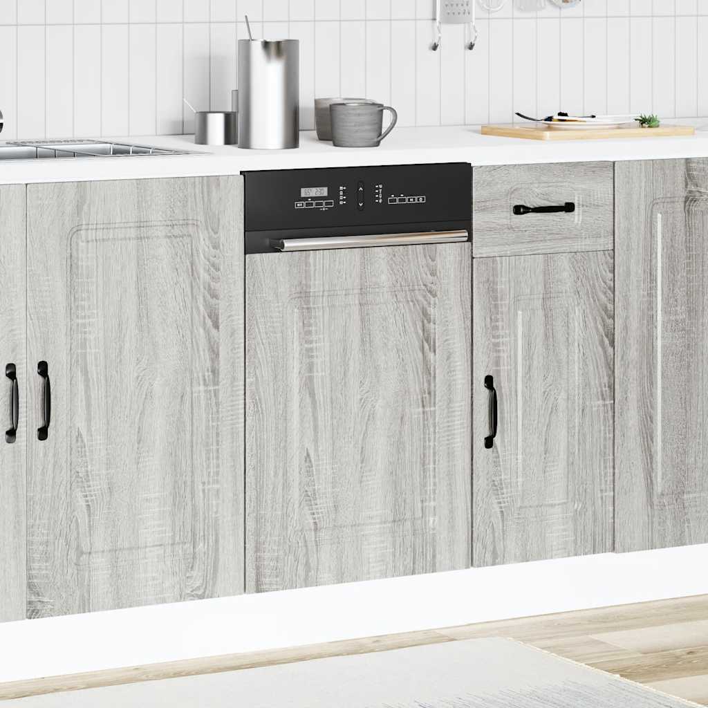 Herdumbauschränke 2 Stk. Kalmar Weiß Holzwerkstoff