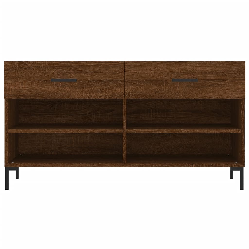 Schuhbank Weiß 102x35x55 cm Holzwerkstoff