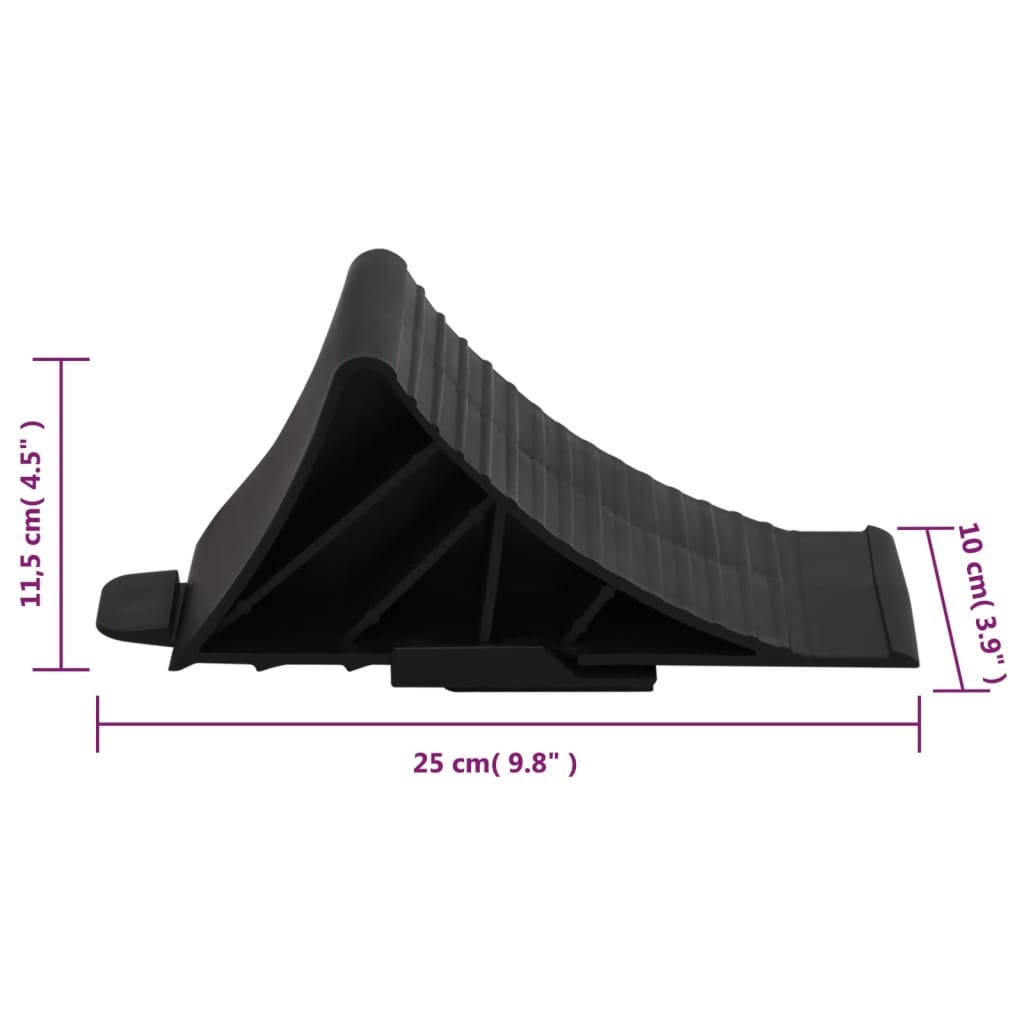 Stützrad 60 mm mit 2 Stützrohren und 2 Klemmen
