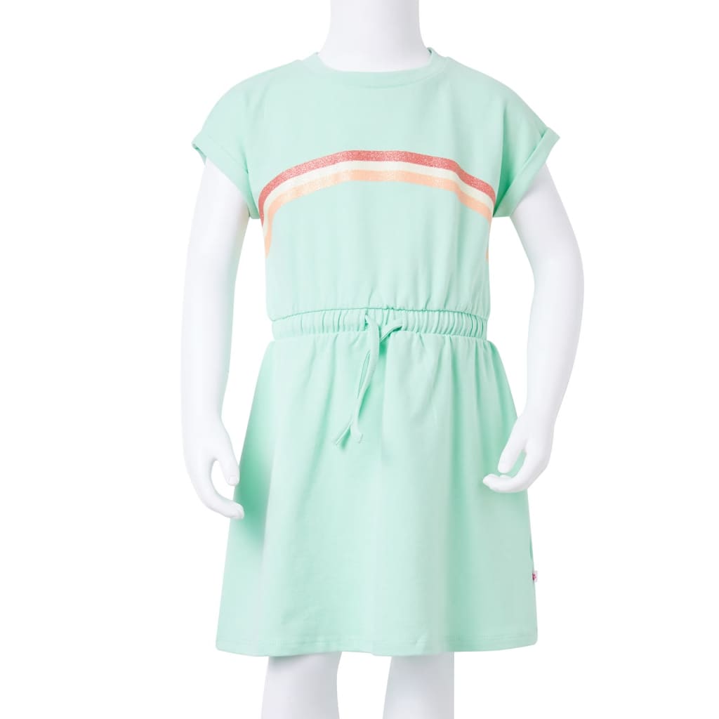 Kinderkleid mit Kordelzug Hellrosa 104