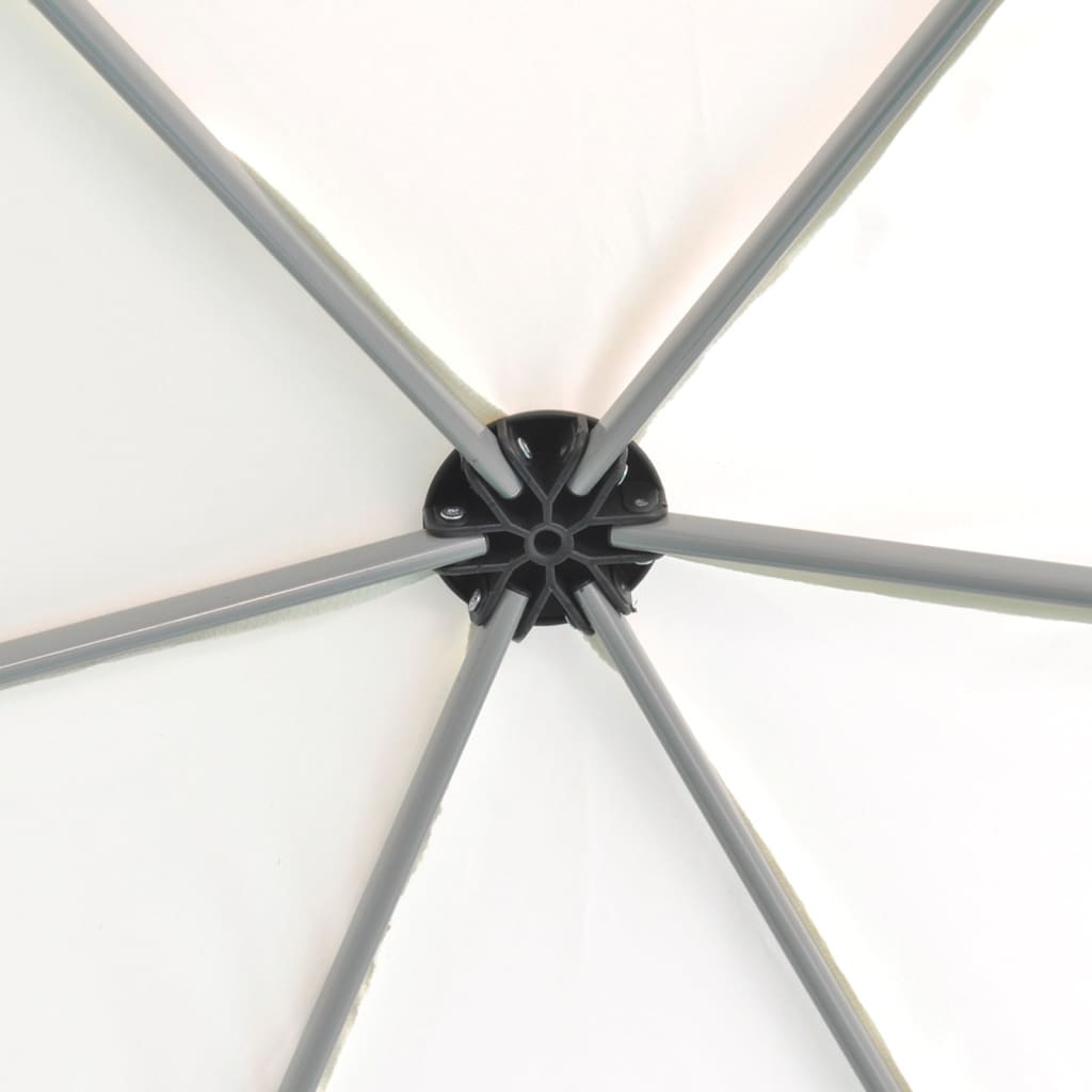 Hexagonal Pop-Up Zelt mit 6 Seitenwänden Dunkelblau 3,6x3,1 m